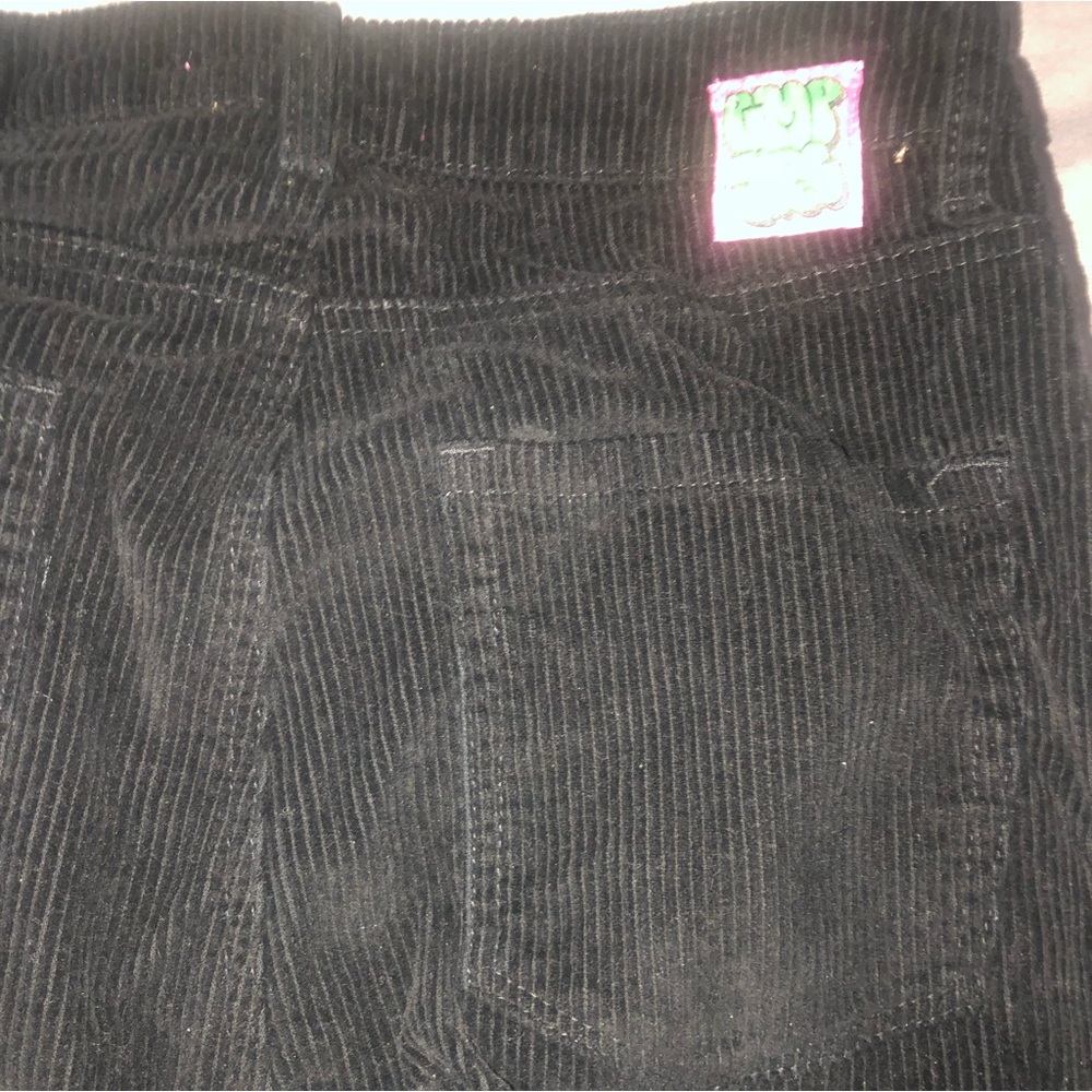 Empyre Girls Tori 90s Black Corduroy Skate Pants